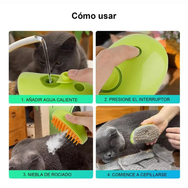 CEPILLO A VAPOR PARA MASCOTAS